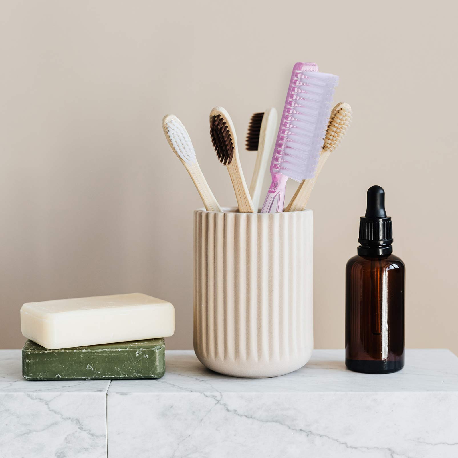 HEALLILY 10 Pack Nail Brush Set - Durable Handle Grip Scrub Brushes for Hands, Fingernails & Toes - Perfect for Pedicure, Manicure & Foot Care - Ideal for Home, Salon & Travel Use