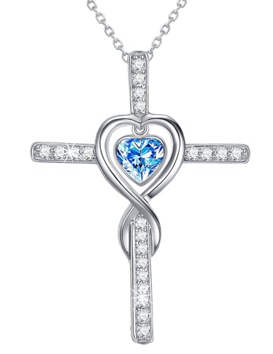 08. Aquamarine Necklace March Birthstone