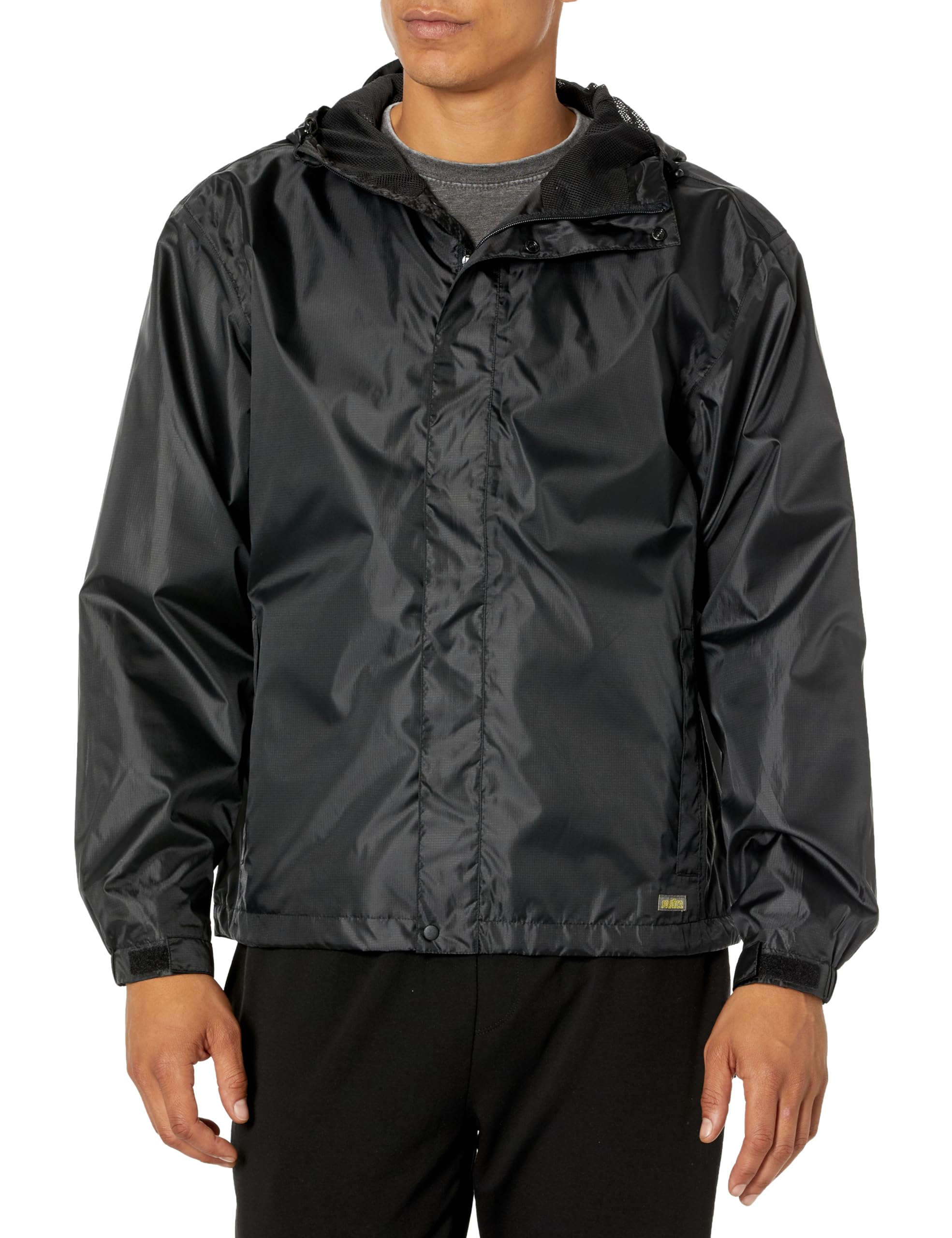 Solstice Apparel Men's Waterproof Taped Rain Jacket - Lightweight Windproof Outdoor Coat for Hiking, Camping & Commuting