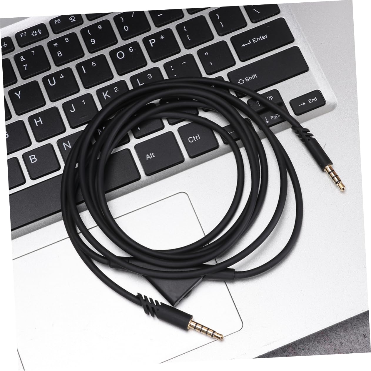 DOITOOL 2 Pack Replacement Gaming Headset Cable - 3.5mm Audio Wire for Headphones, Compatible with PS4, Xbox, PC - Black (Perfect for Gaming, Streaming & Online Meetings)