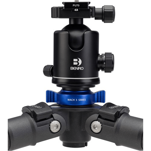 Benro TMA37C Series 3 Mach3 Carbon Fiber Tripod - Lightweight Professional Camera Tripod for Photography & Videography - Perfect for Travel, Outdoor Shoots & Studio Work