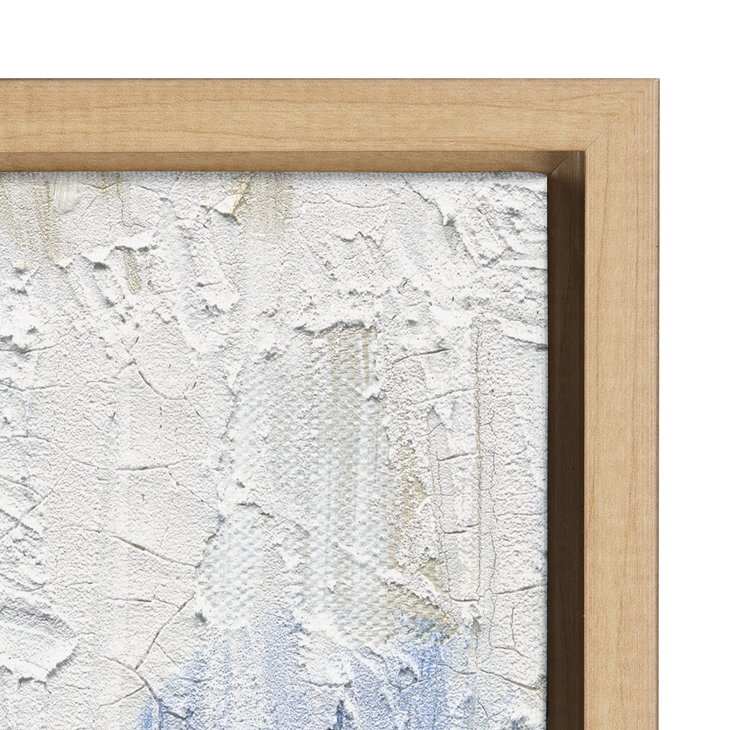 Kate & Laurel Sylvie Queen Elizabeth II Framed Canvas Wall Art by Leah Nadeau - 2 Piece 23x33 Natural Modern Abstract Art Set for Living Room, Bedroom & Office Decor