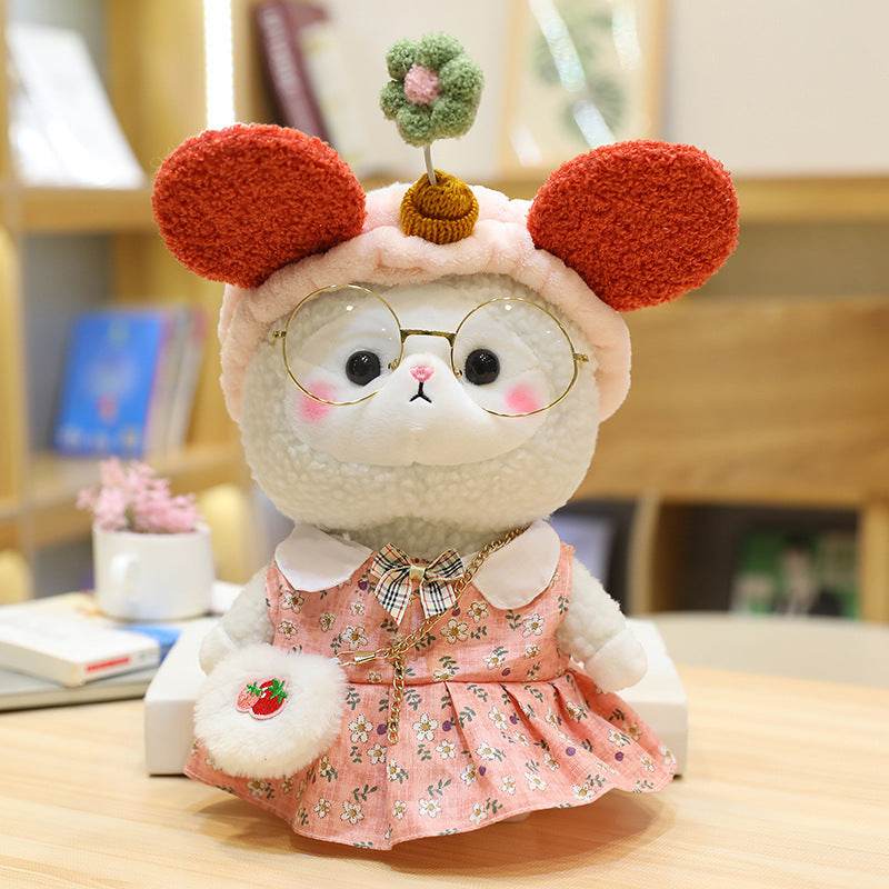 Adorable Mini Kawaii Alpaca Stuffed Animal Plush Toy - Soft Cute Alpaca Doll for Kids, Girls, Birthday Gifts, Room Decor, Nursery, Travel Companion & Stress Relief