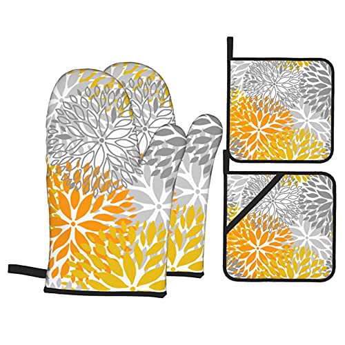 Yellow and Gray Flower