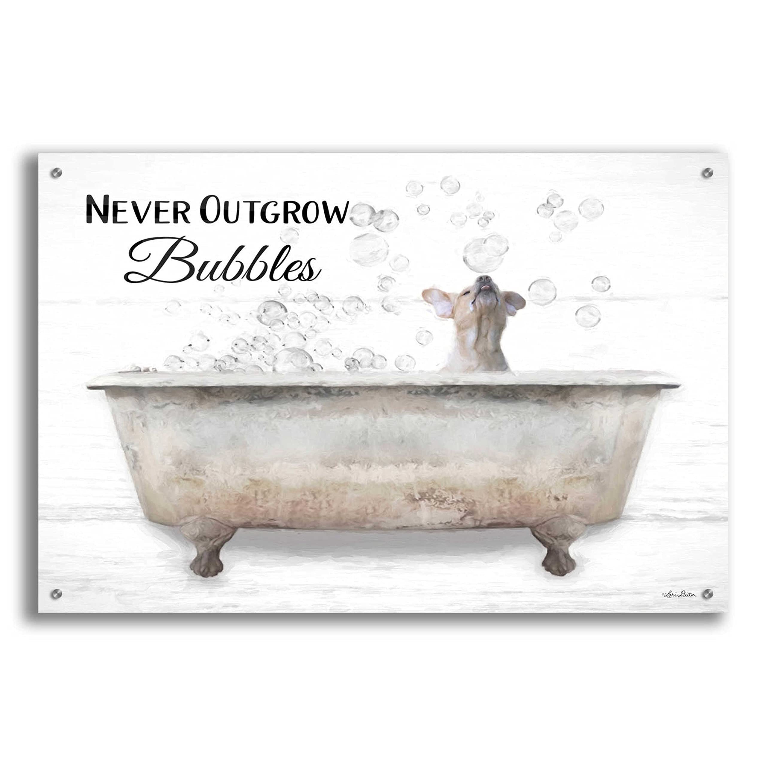 Epic Art 'Never Outgrow Bubbles' by Lori Deiter - 36