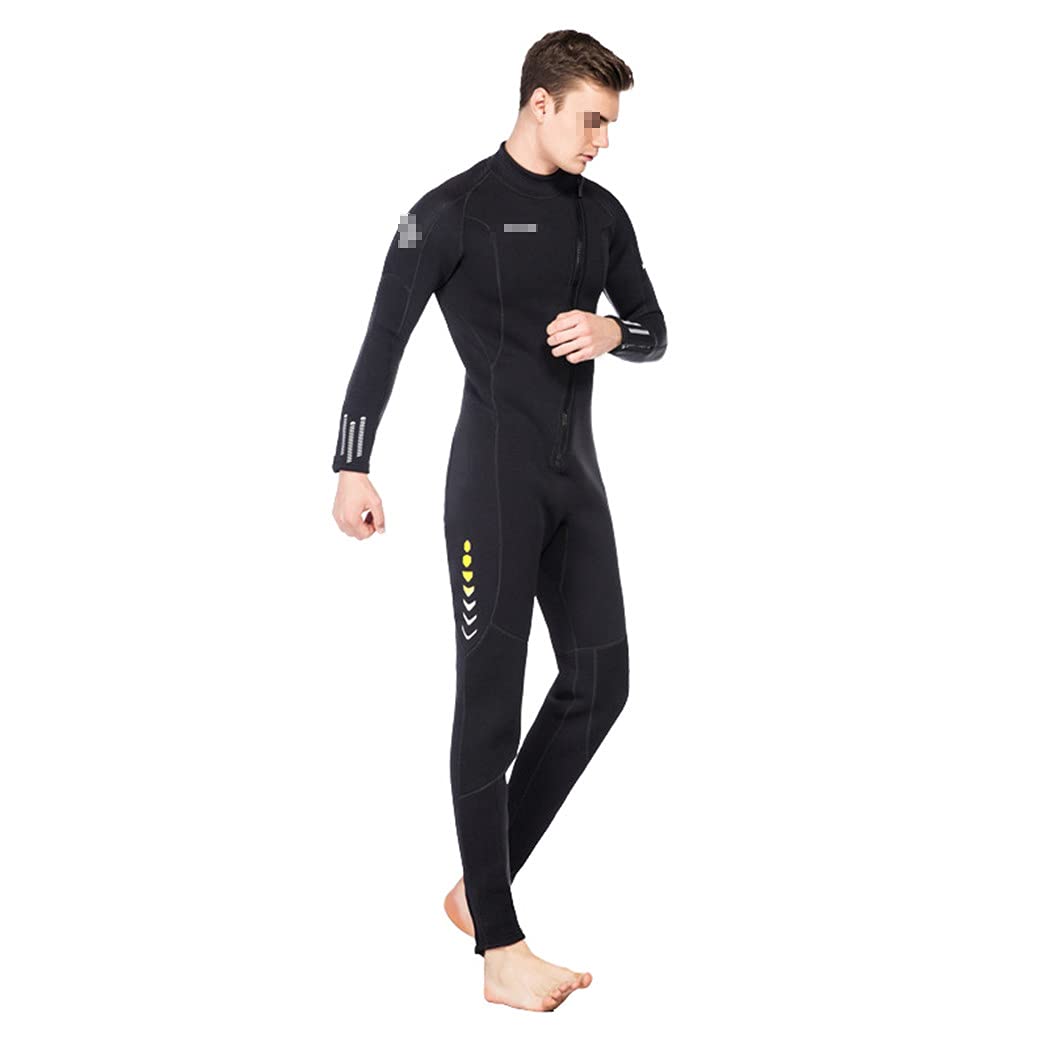 3mm Neoprene Wetsuit for Men & Women - Scuba Diving, Spearfishing, Snorkeling & Surfing Thermal Swimsuit - Full Body One Piece Set for Cold Water Activities