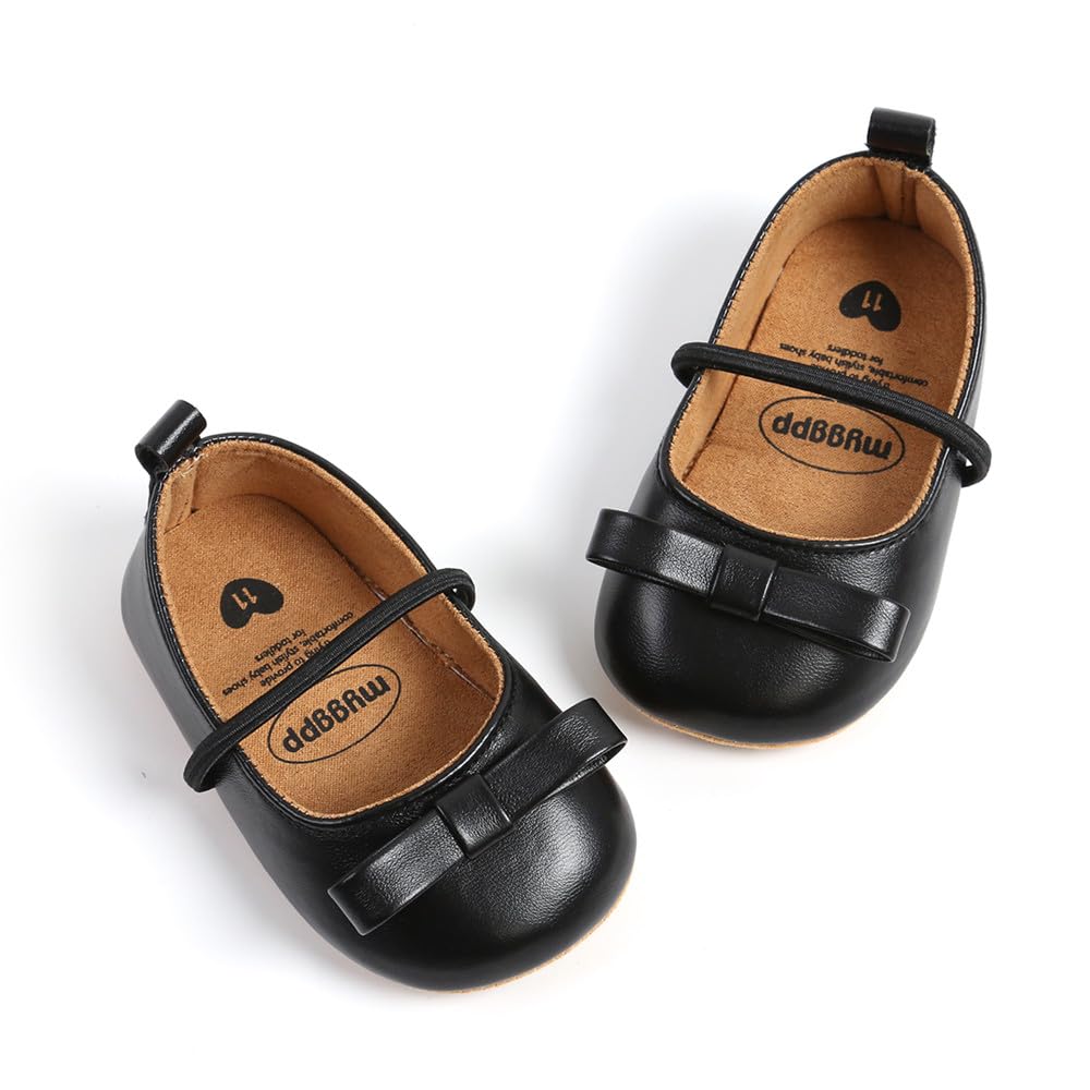 Baby Girl Shoes for Infant Toddler - Soft Sole Mary Jane Princess Walking Shoes | Prewalkers, Wedding & Dress Shoes for Crib & First Steps | Perfect for Special Occasions, Photos & Everyday Wear