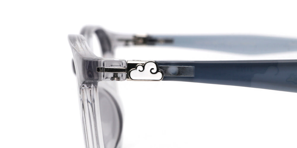 JINS x PEANUTS 085 Pilot 91 Eyeglasses - Stylish Round Frame Glasses for Men & Women - Perfect for Reading, Work, and Everyday Fashion
