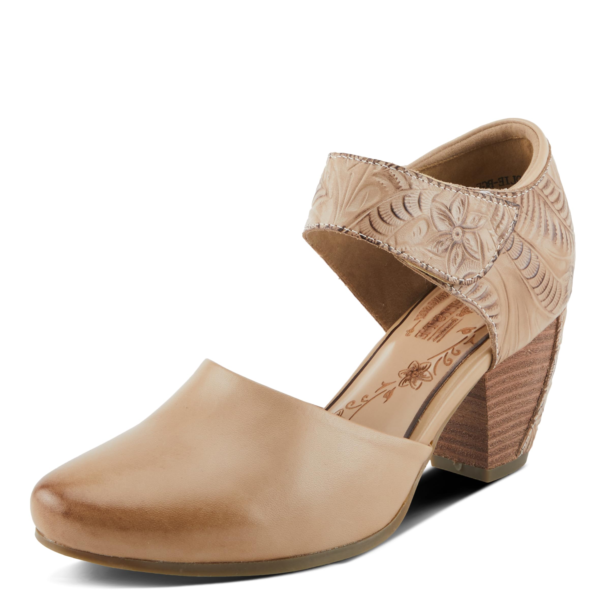 Spring Step L'Artiste Women's Comfortable Toolie Pump Shoes - Stylish Low Heel Pumps for Work, Office & Special Occasions