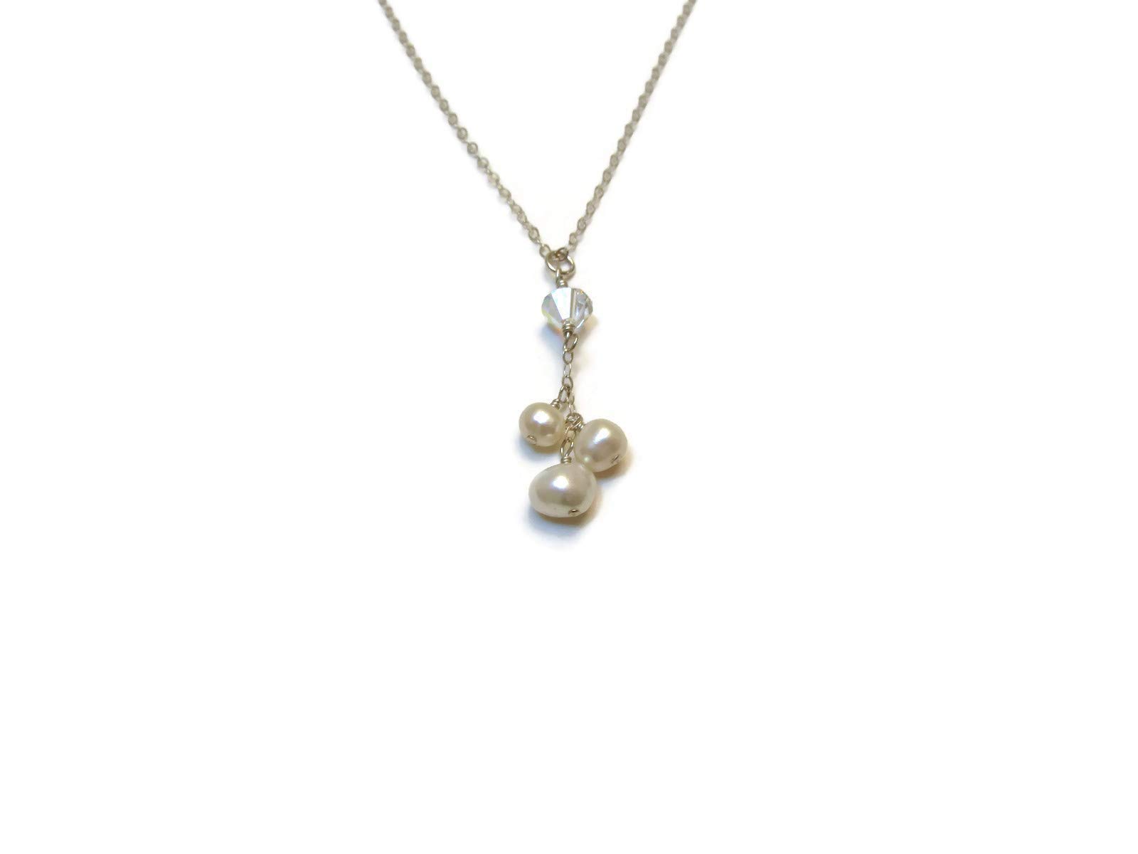 Elegant White Ice Crystal Necklace and Earring Set for Women - Perfect for Weddings, Parties & Special Occasions