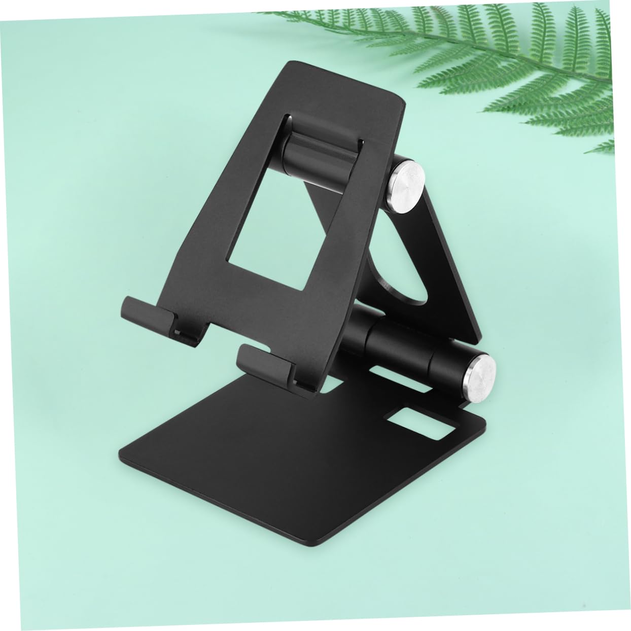 NOLITOY 2 Pack Foldable Tablet & Phone Stand Holder - Universal Adjustable Desktop Stand for iPhone, iPad, Samsung - Portable & Space-Saving Design for Home, Office, Travel & Video Watching