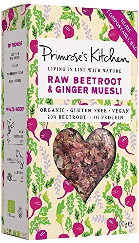 Organic Beetroot & Ginger Muesli 400g (4-Pack) - Healthy Breakfast Cereal