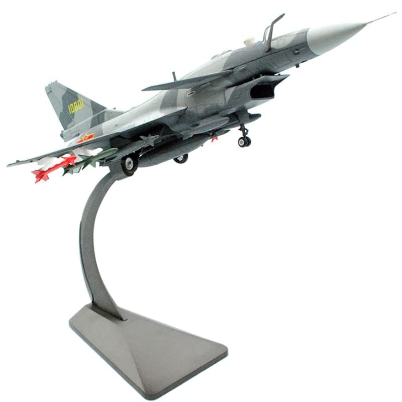 1:48 Scale J-10 Fighter Alloy Model - High Simulation Die-Cast Metal Aircraft with Retractable Landing Gear - Perfect for Collectors, Military Enthusiasts & Home/Office Display