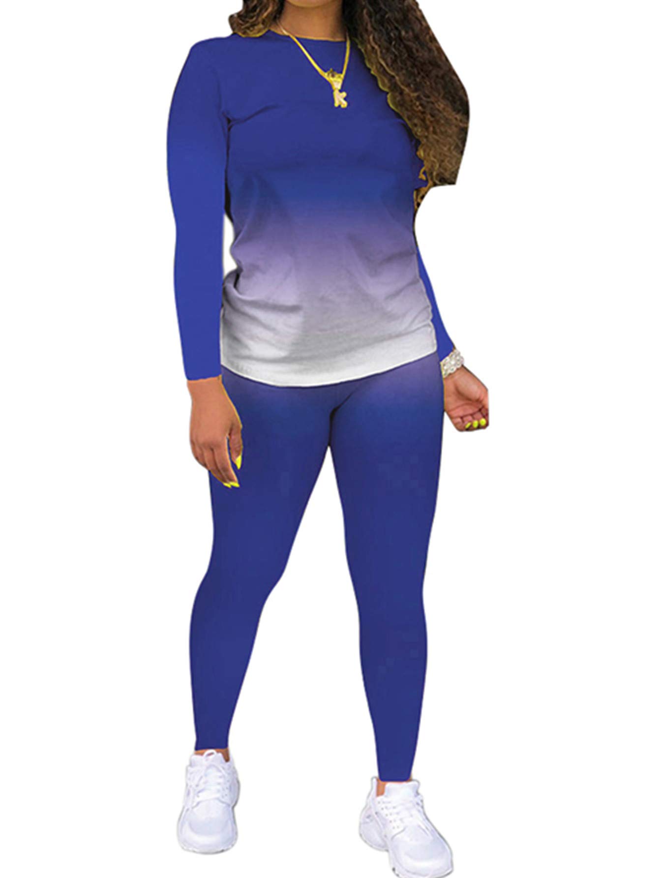 Sexy Tie Dye Two Piece Outfits for Women - Plus Size Summer Jogger Lounge Sets & Matching Track Suits | Perfect for Yoga, Gym, Running, and Casual Wear