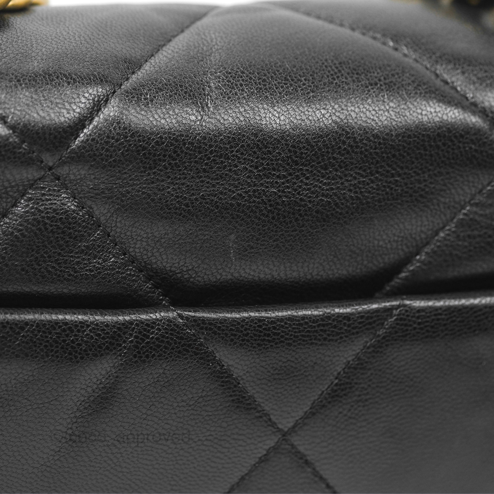 Chanel 19 Small Black Goatskin Mixed Hardware Flap Bag - Luxury Designer Handbag for Women, Perfect for Date Night & Evening Events