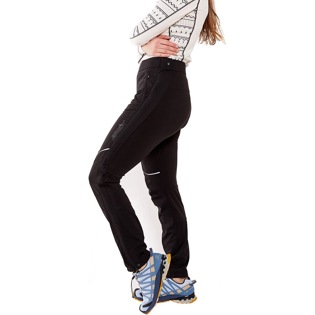 Swix Women's Winter Pants - Warm, Comfortable, Waterproof & UV-Resistant Full Zip Ski Pants for Cold Weather & Outdoor Activities