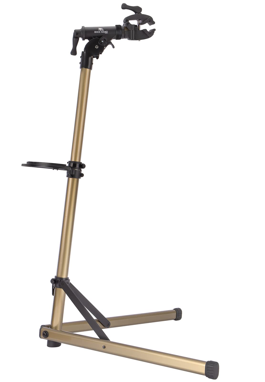 BIKE HAND Aluminum Bike Repair Stand - Portable Bike Maintenance Rack for Road & Mountain Bikes (Supports 67LBS) - Perfect for Home Garage & Professional Bike Shops