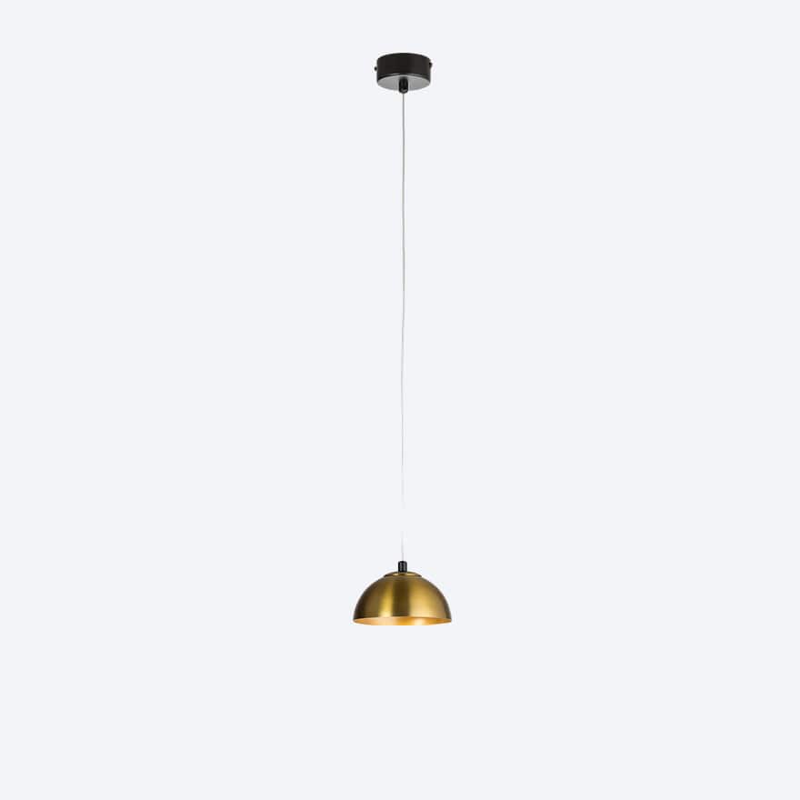 CATERPILLAR 1 LED Pendant Light with Yosh Shade - Modern Industrial Lighting for Dining Room, Kitchen Island & Bar Decor