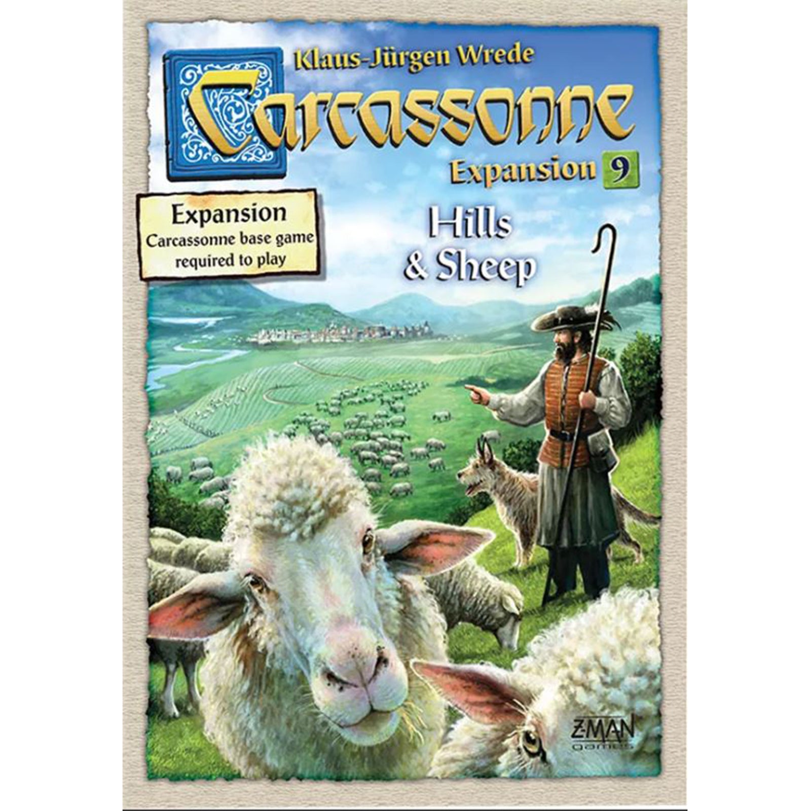 Carcassonne Expansion Set 9: Hills and Sheep - Board Game Expansion for Strategy & Family Game Night
