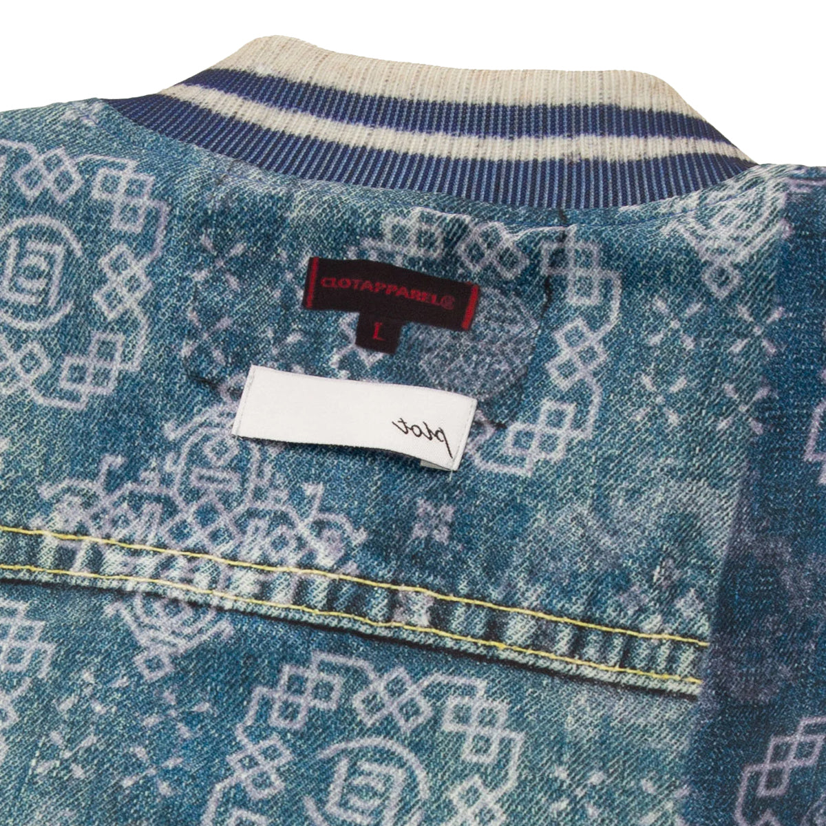 TOLQ Reversible Printed Souvenir Jacket - Blue | Vintage Style Windbreaker for Men & Women | Perfect for Travel, Streetwear, and Casual Outfits