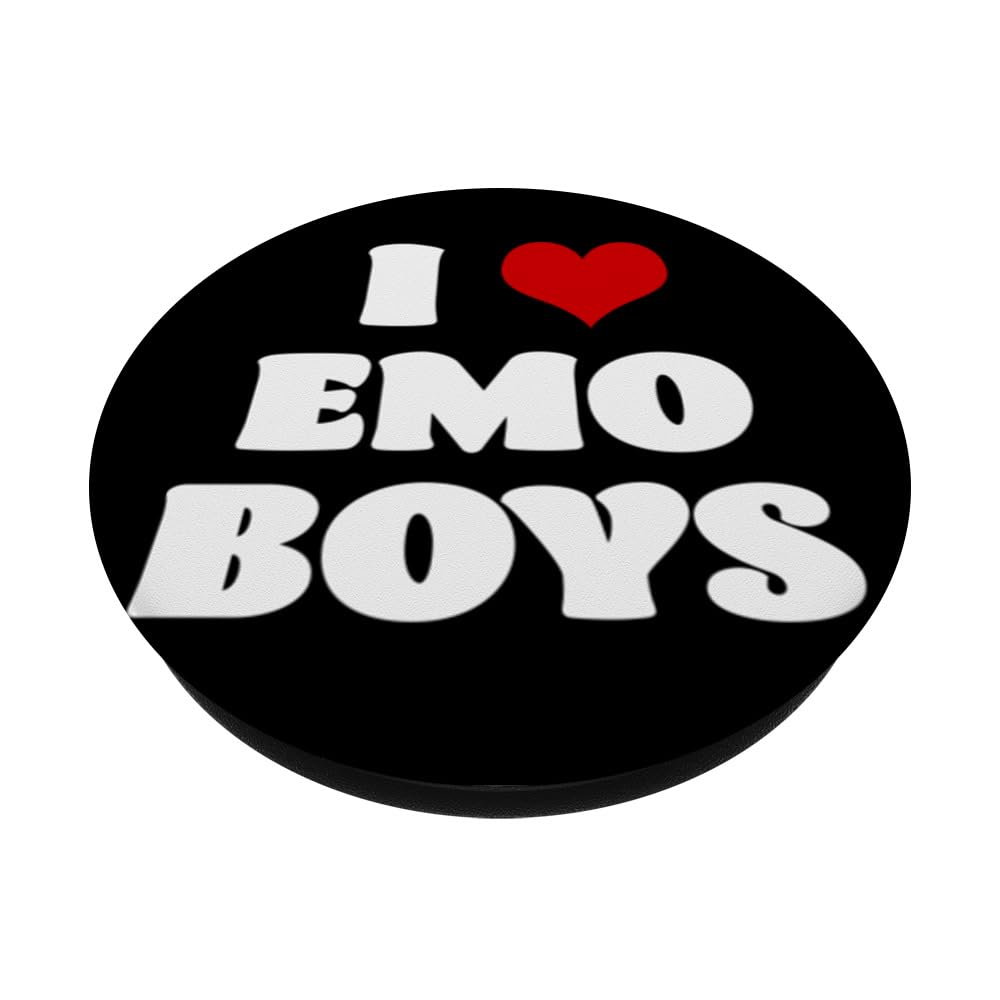 Emo Boys T-Shirt - I Love Emo Boys Tee for Concerts & Outings