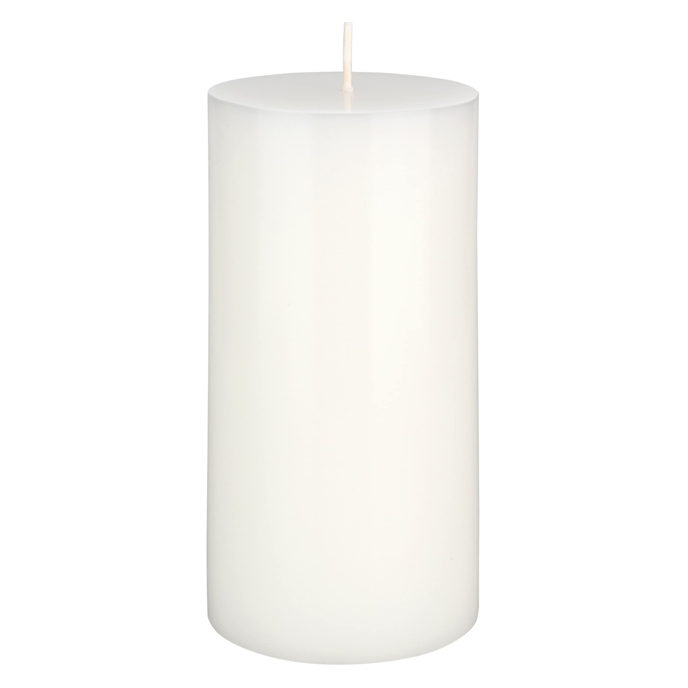 Premium Unscented White Pillar Candle - 3