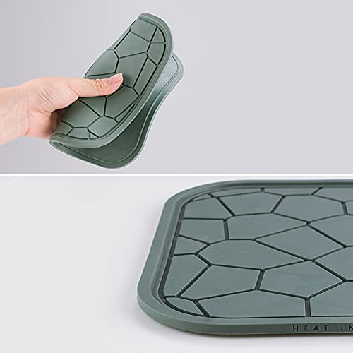VALINK Thickened Heat-Resistant Table Mat - Non-Slip Dining Table Protector for Kitchen & Restaurant | Durable Placemat for Hot Dishes, Spill Protection & Table Decoration | Perfect for Family Meals, Dinner Parties & Cafes