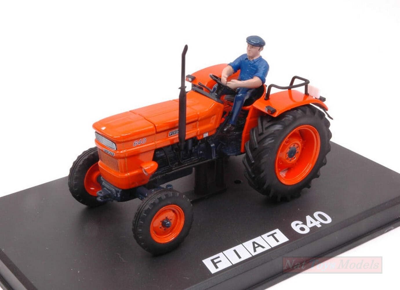 1:32 Scale Model Fiat 640 Tractor with New Fender - Compatible with Diecast Collectors | Perfect for Farm Display, Toy Collection & Diorama Scenes