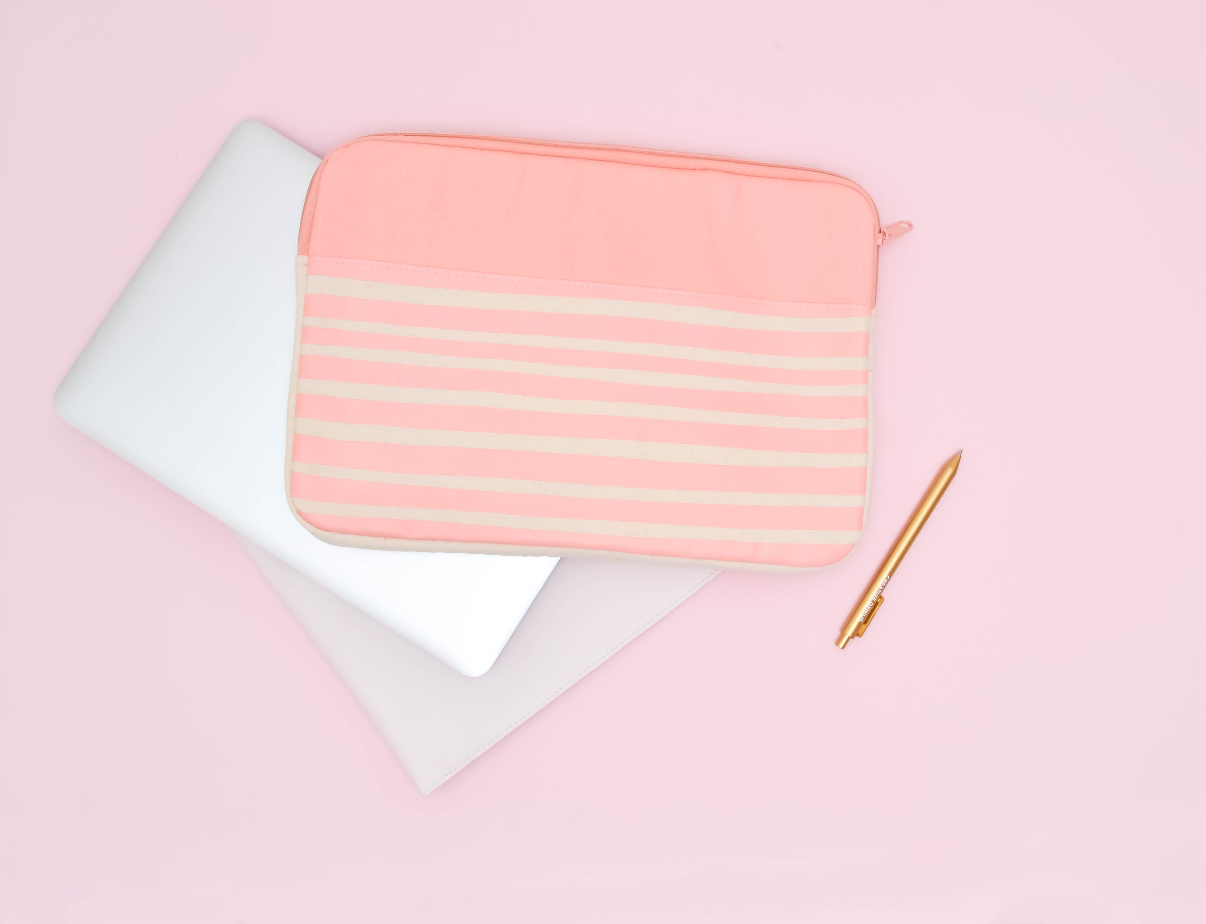 Durable Canvas Laptop Sleeve Case for MacBook Air/Pro 13-15 Inch - Lightweight Protective Cover for Travel, Work & School | Water-Resistant & Stylish Design