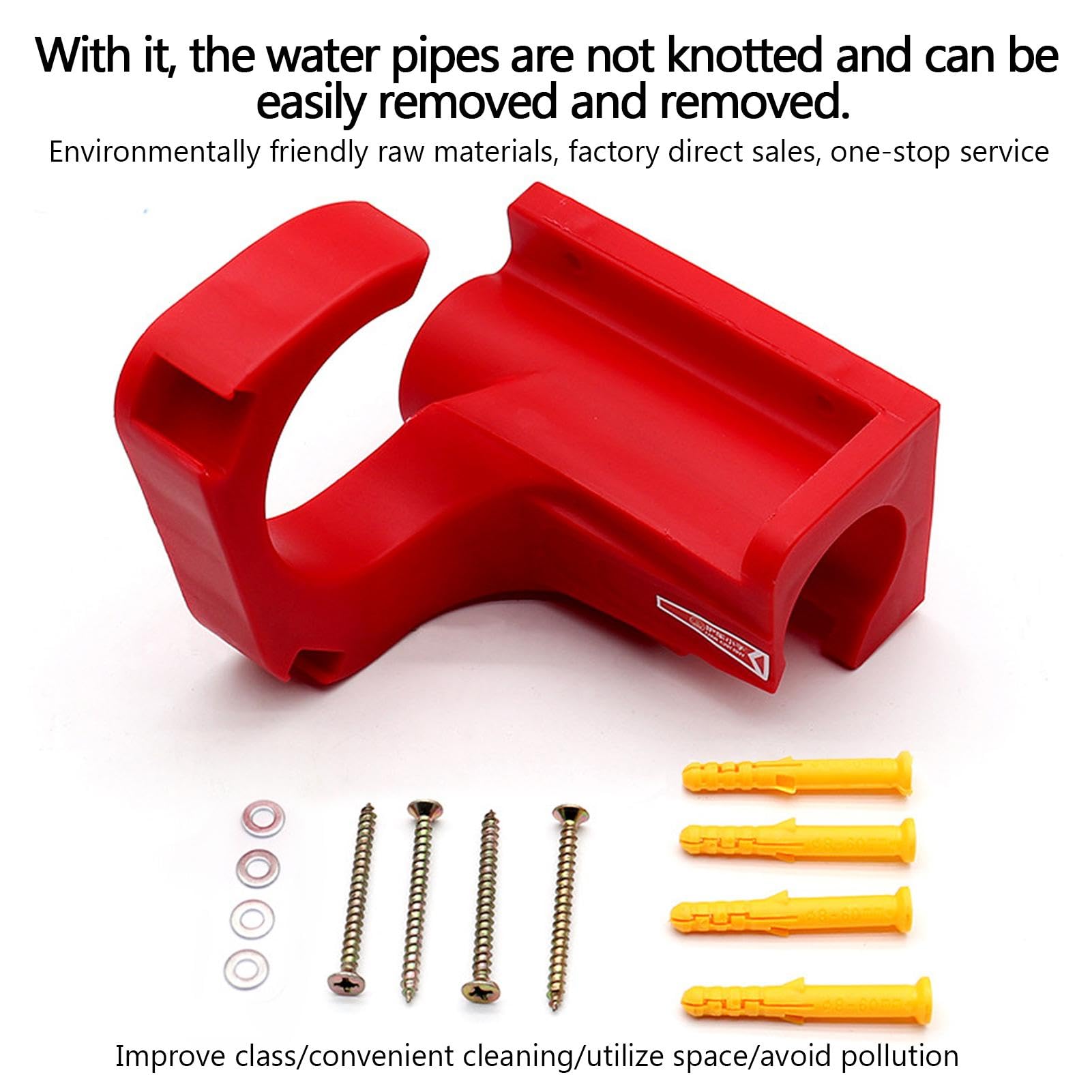 Wall Mount Garden Hose Hanger - Garage & Workshop Organizer for Car Washer Tools