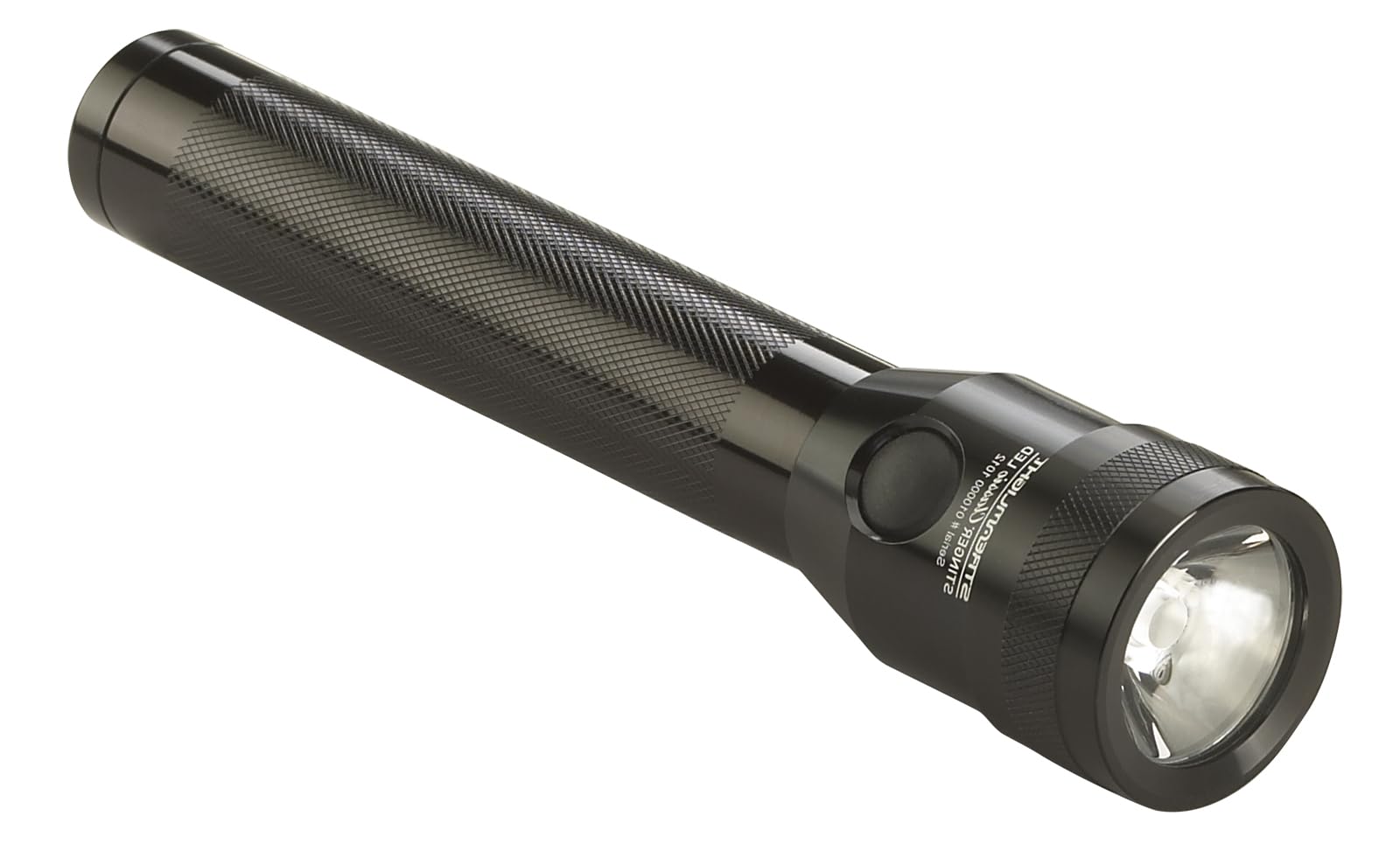 Streamlight 75664 Stinger Classic 500-Lumen Rechargeable LED Flashlight with 12V DC Smart Charger & NiCd Battery - Black | Bright Tactical Light for Police, Security, Emergency & Outdoor Use