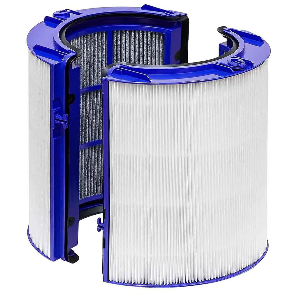 360° Combi Glass HEPA + Carbon 2-in-1 Air Purifier Filter Replacement for Dyson TP04/TP06/TP07/TP09/TP10 HP04/HP06/HP07/HP09/HP10 PH01/PH02/PH03/PH04 - Improves Indoor Air Quality for Allergy & Asthma Relief