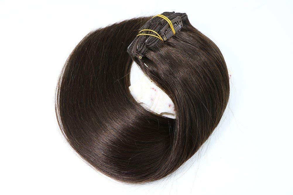 Samyak 5-Piece Clip-In Straight Hair Extensions for Women - Natural Look, Easy to Use for Daily Styling, Parties & Special Occasions