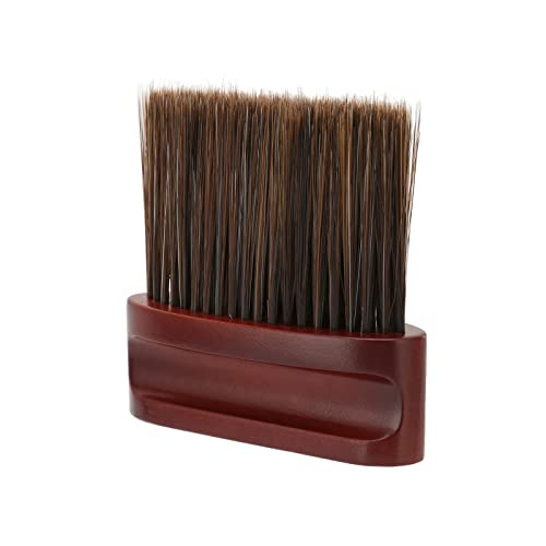 Professional Barber Neck Duster Brush - Lightweight Ergonomic Beech Handle Hair & Neck Cleaning Brush for Salon, Hairstylists & Home Use - Perfect for Post-Haircut Cleaning & Grooming Sessions