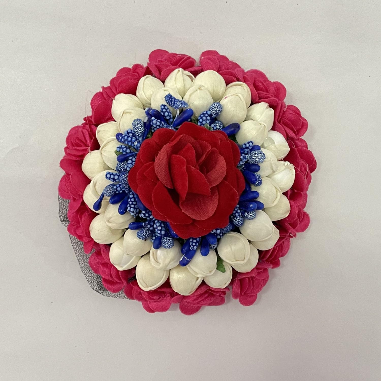 GuruEmbelish Bridal Bun Juda Gajra Maker - Floral Hair Accessories for Women & Girls (Multi-Color) - Perfect for Weddings, Parties & Traditional Events