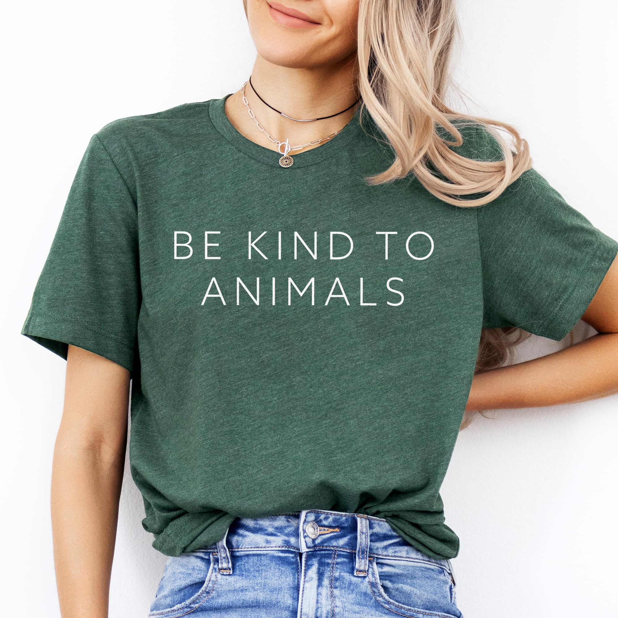 Animal Rescue T-Shirt | Be Kind to Animals Shirt for Men & Women | Soft Unisex Cotton Tee for Animal Lovers | Animal Rights Awareness Shirt - Perfect for Pet Adoption Events, Volunteer Work & Casual Wear