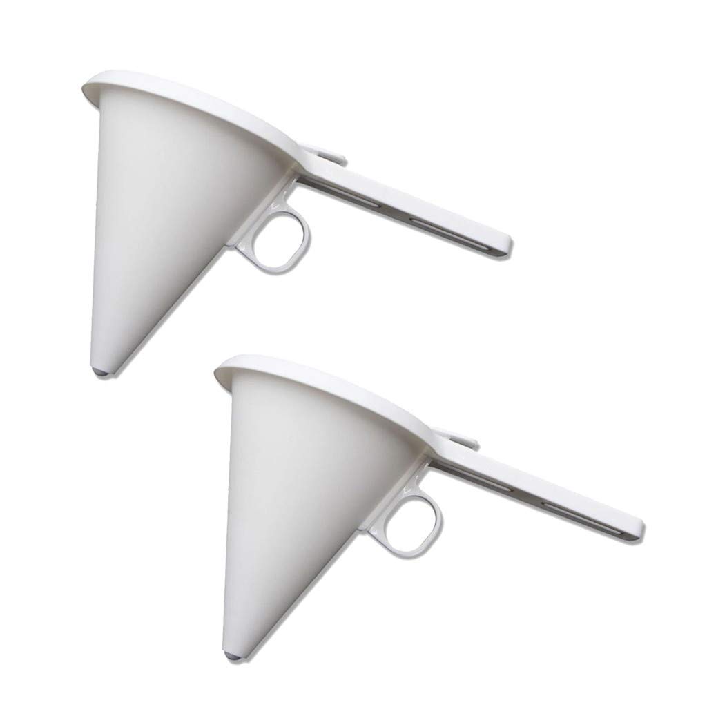 Adjustable Chocolate Funnel Cake Decorating Tool - Small Baking Cake Mold & Flask Funnel for Kitchen - Perfect for DIY Desserts, Cake Decorating, and Home Baking (White, One Size)