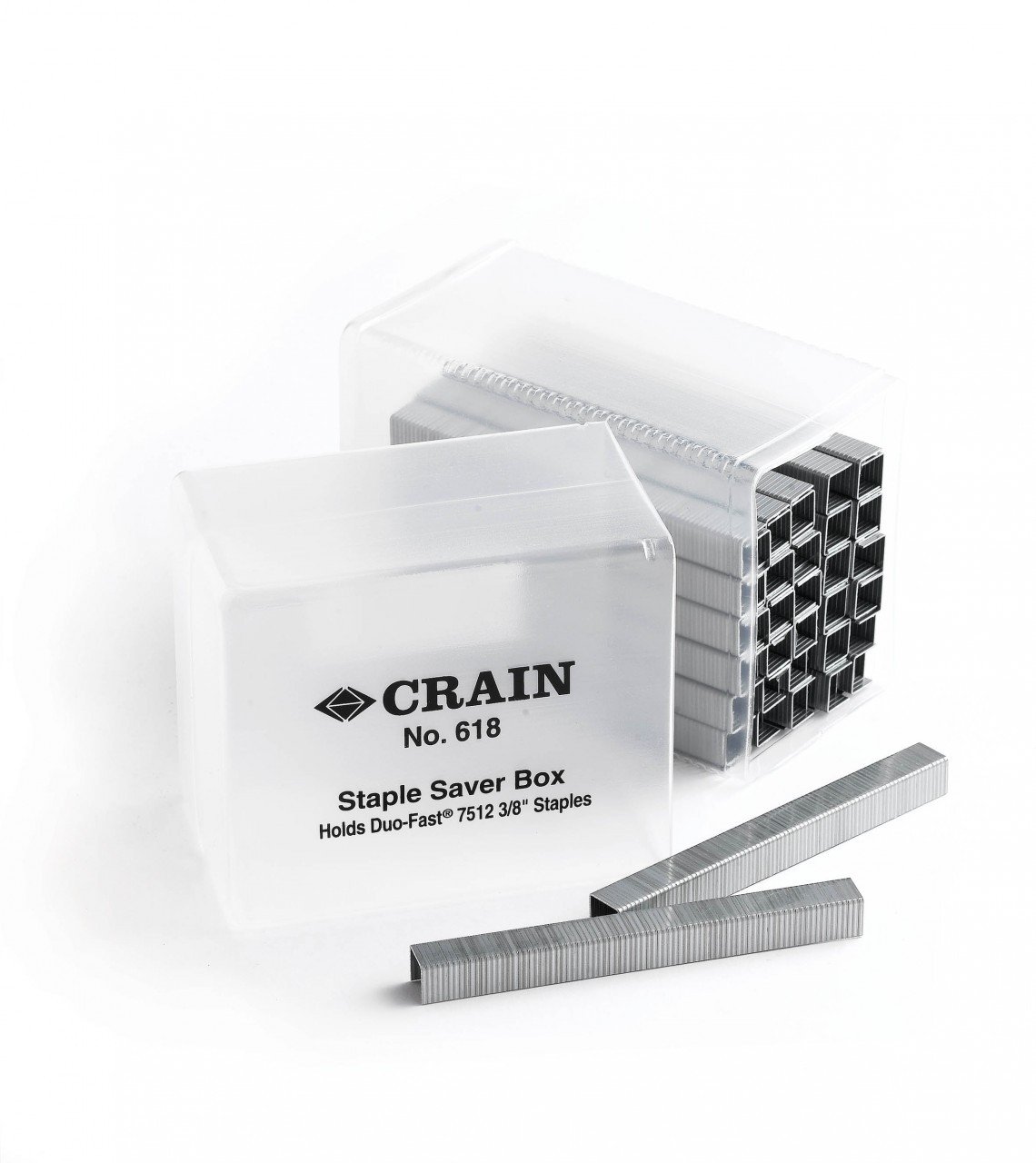 Crain 618 Staple Saver Box 7512 - Heavy Duty Staples for Office, Home & School Use | 5000 Count Staples for Staplers, Paper Fastening & Document Organization