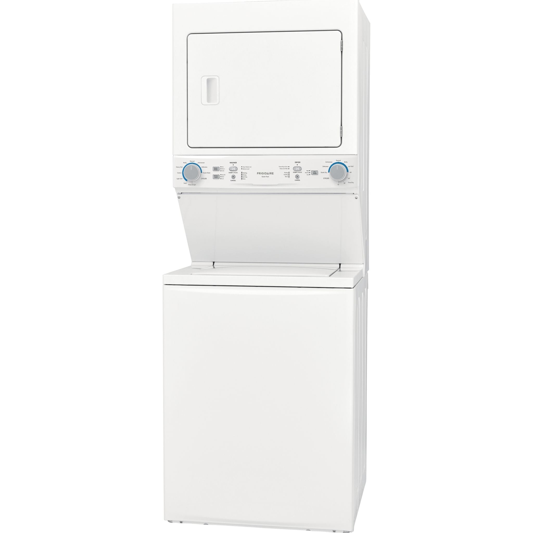 Frigidaire FLCE752CAW White Laundry Stacker Kit - Space-Saving Washer & Dryer Combo for Small Apartments, Condos, and Tight Spaces