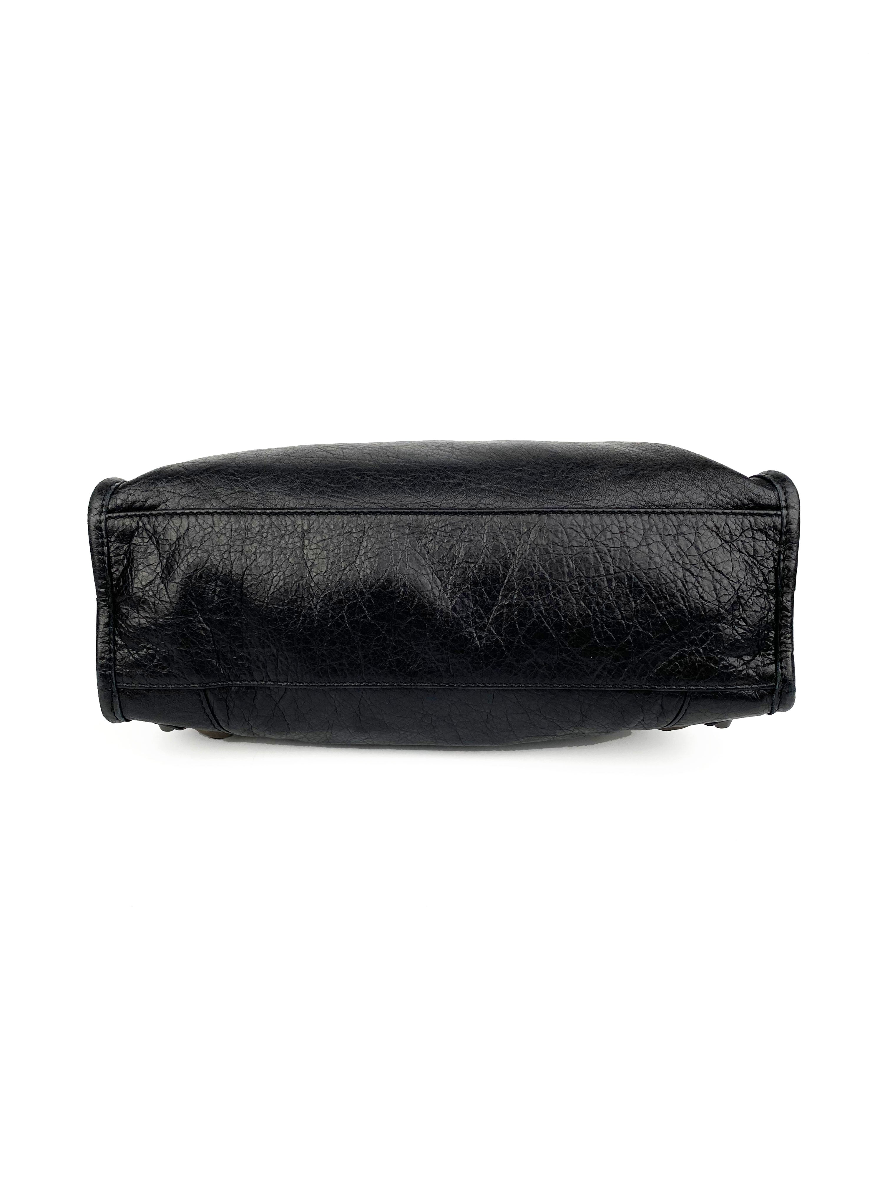 Balenciaga Small Black City Bag - Stylish Crossbody Handbag for Women | Perfect for Everyday Use, Travel & Night Out