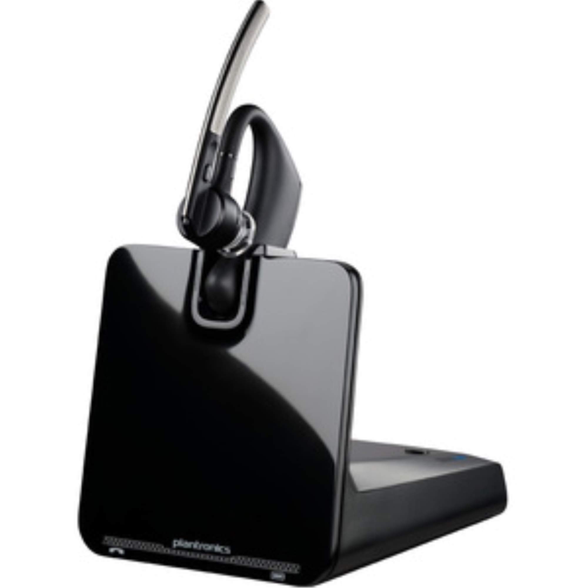 Plantronics Voyager CS Wireless Bluetooth Headset with Noise Cancellation - Silver (Retail Packaging) - Perfect for Office Calls, Remote Work & Driving Hands-Free