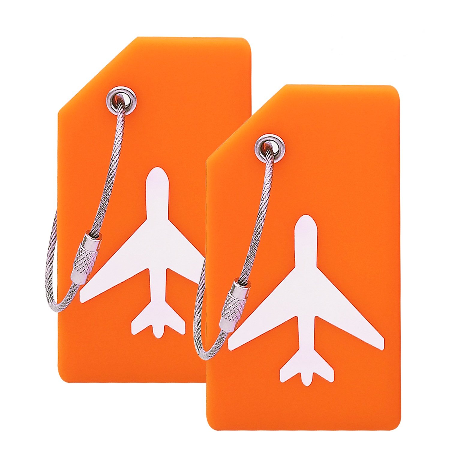 Durable Silicone Luggage Tag with ID Card Holder - Personalized Name Label for Easy Suitcase Identification - Perfect for Travel, Airports & Business Trips