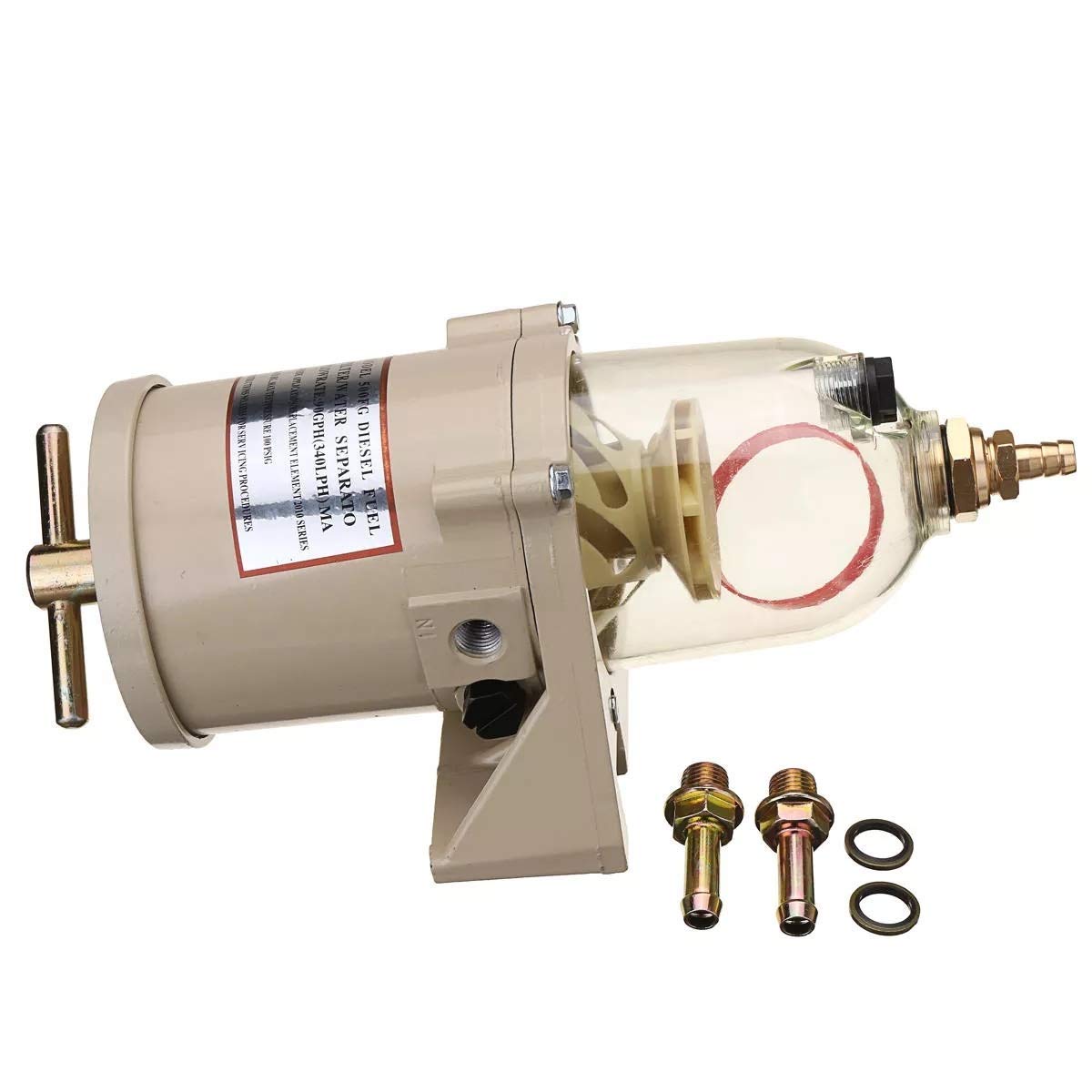 ZKS-KS 90GPH Fuel Filter Water Separator for Marine Boat & Trucks - Power Tool Accessories for Smooth Engine Performance