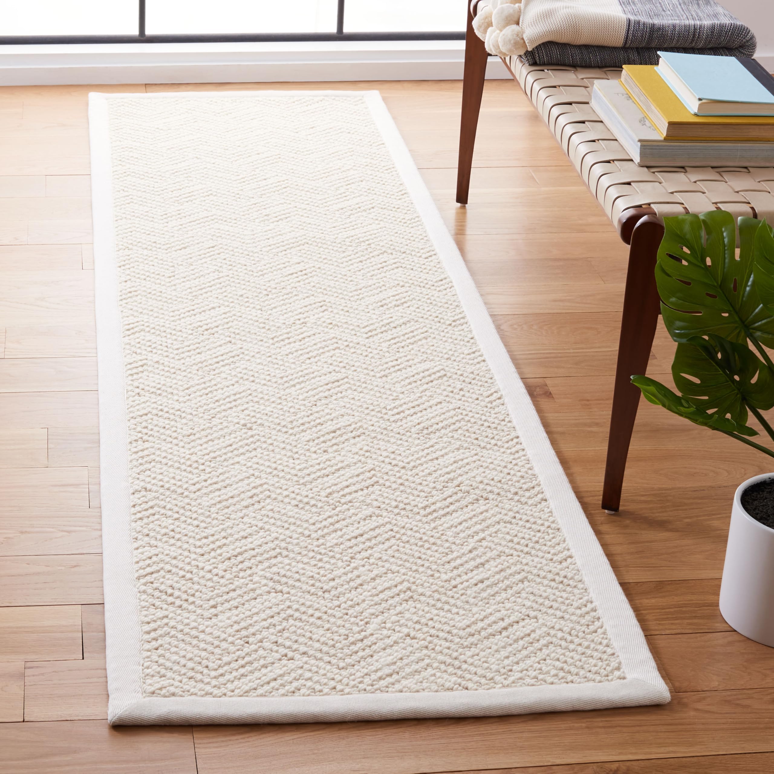 SAFAVIEH Handmade Wool & Jute Runner Rug 2'3