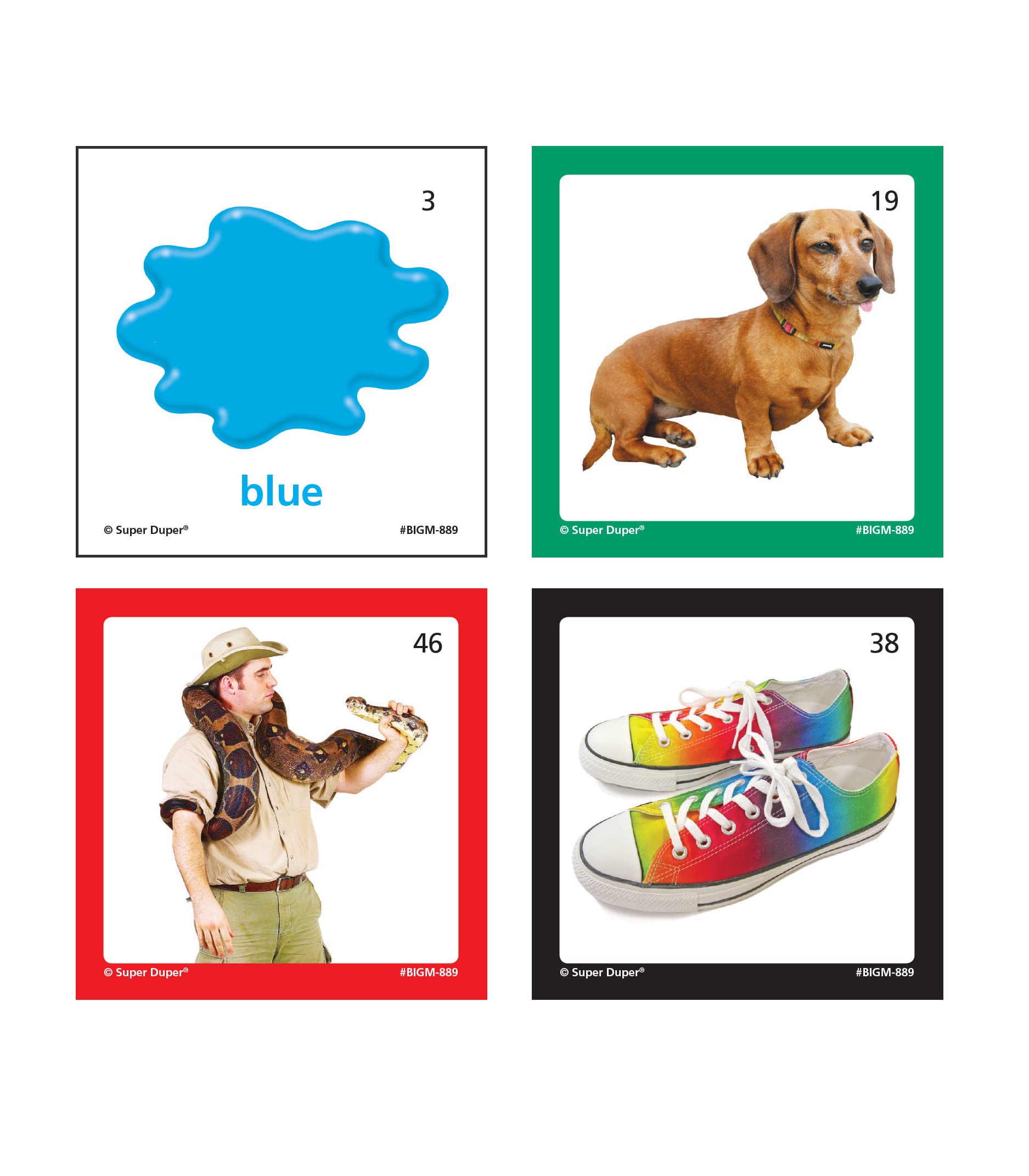 Super Duper Publications | Mini Vocabulary Nouns Photo Flash Cards | Educational Learning Resource for Kids | Perfect for Homeschooling, ESL & Speech Therapy