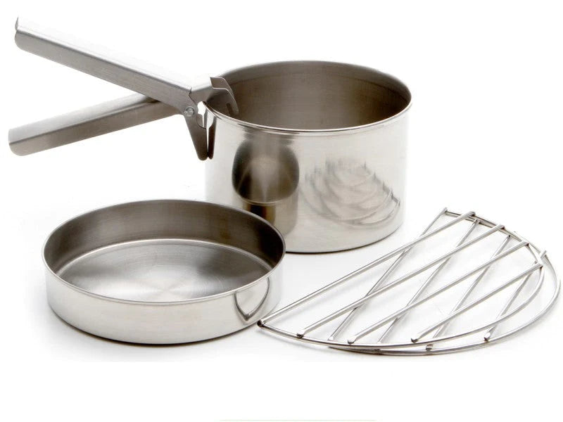 Kelly Kettle Small Camping Cook Set - Portable Outdoor Cooking Kit for Backpacking, Hiking & Survival - Perfect for Boiling Water & Cooking Meals in the Wilderness
