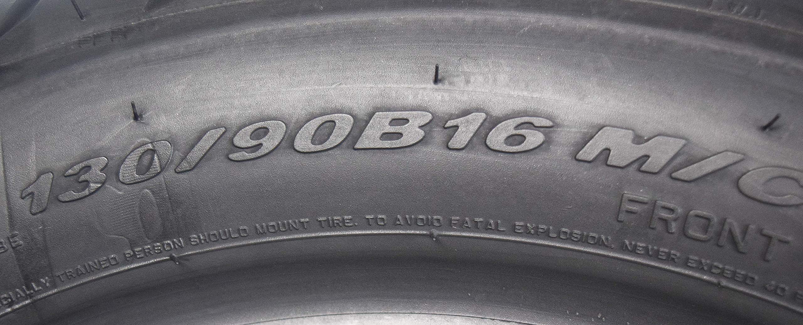 Pirelli Night Dragon Cruiser Motorcycle Tires Set (130/90B16 M/CTL Front) - High-Performance Tires for Night Riding & Long-Distance Cruising - Perfect for Harley-Davidson, Honda Shadow & Other Cruiser Bikes