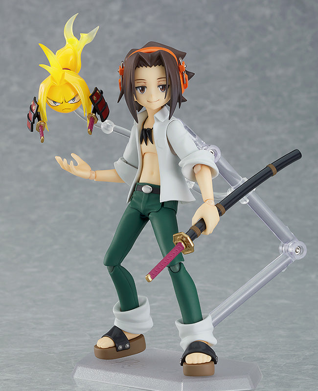 Figma #537 Yoh Asakura Shaman King Action Figure - Anime Collectible Model for Display & Cosplay - Perfect for Fans, Gift Giving & Home Decor