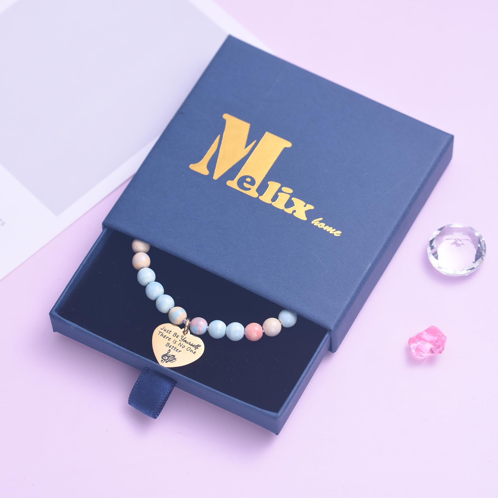 Taylor Swift Inspired Natural Stone Bracelet - Handmade Adjustable Beaded Bracelet for Women, Girls, Teens - Perfect Gift for Fans, Daughters, Friends - Great for Concerts, Birthdays, Everyday Wear