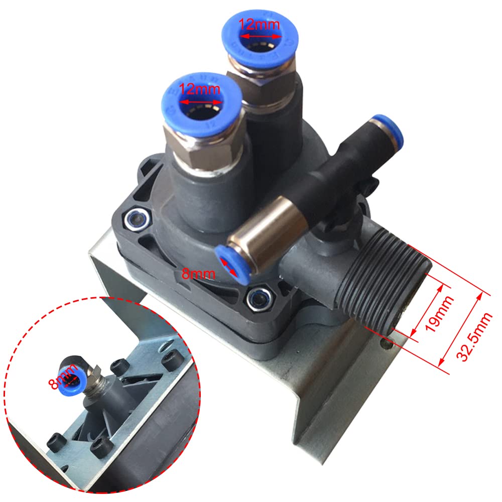 LOYALHEARTDY Quick Release Air Inflation Blast Valve for Tire Changer - High Pressure Relief Dump Valve Replacement Part - Perfect for Auto Repair Shops & Tire Service Centers